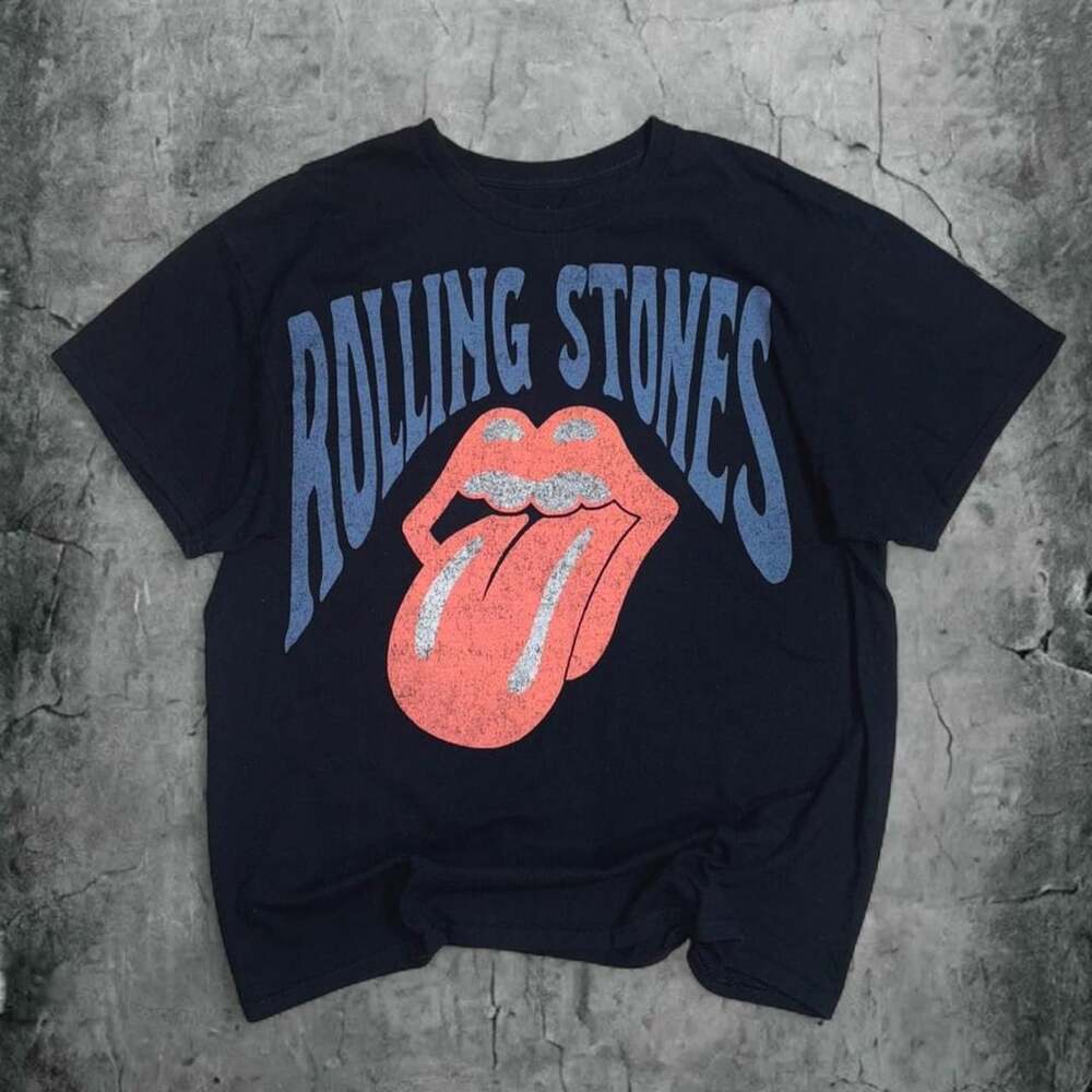 Rolling Stones Graphic T-Shirt Size XL Vintage Style Band Tee